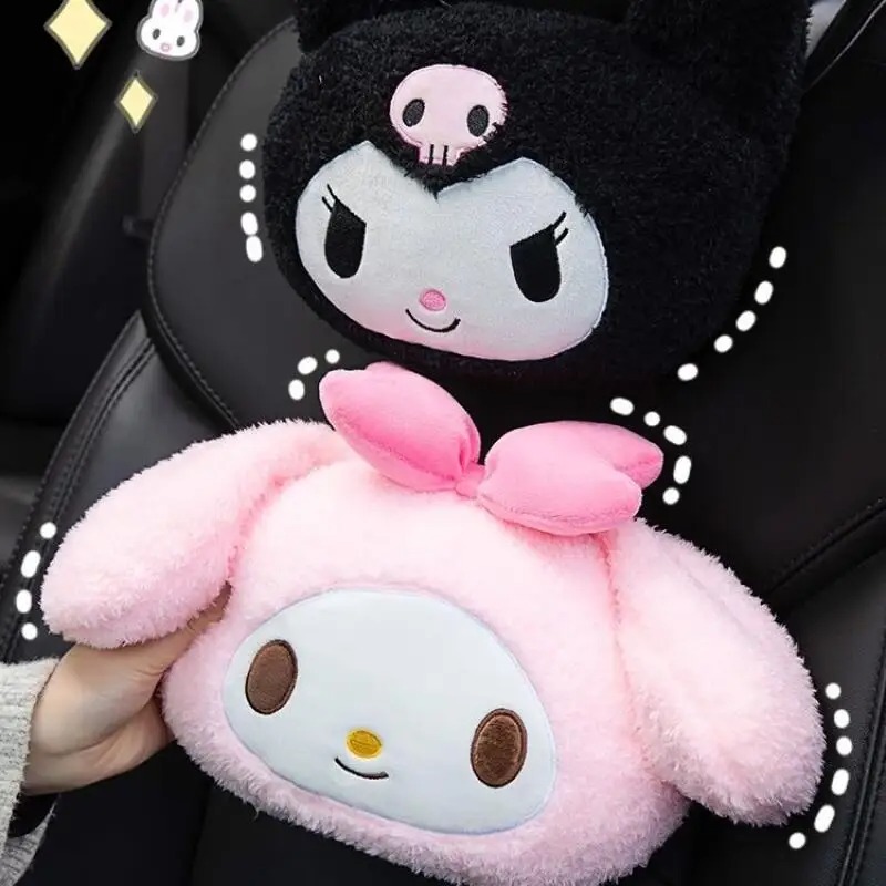 Kawaii Tech Accessories - وسادة رقبة لمسند السيارة من سانريو،