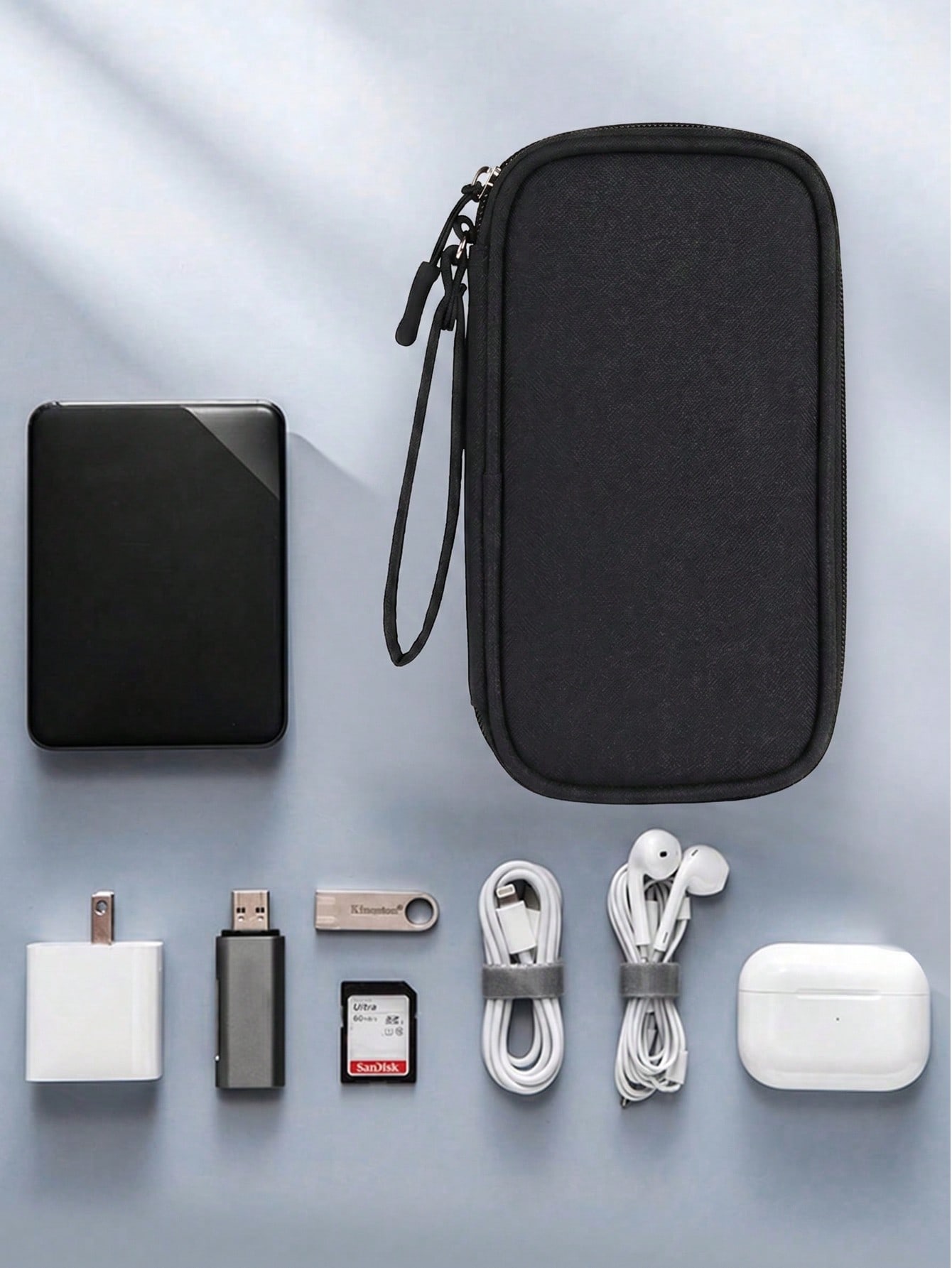 مجموعة مكعبات تنظيم الحقائب وح - مراجعة Tech Accessories Case وسعره